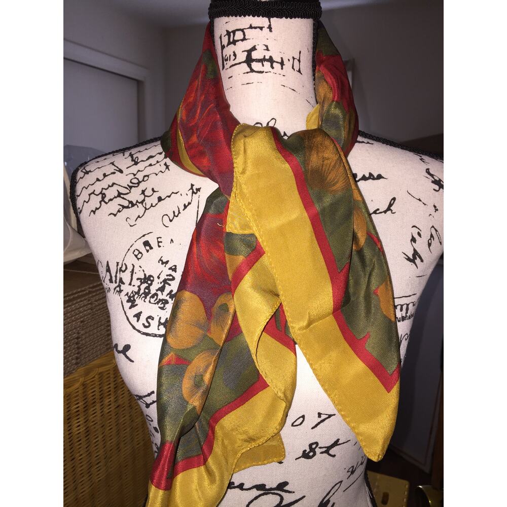 100% Silk Scarf France